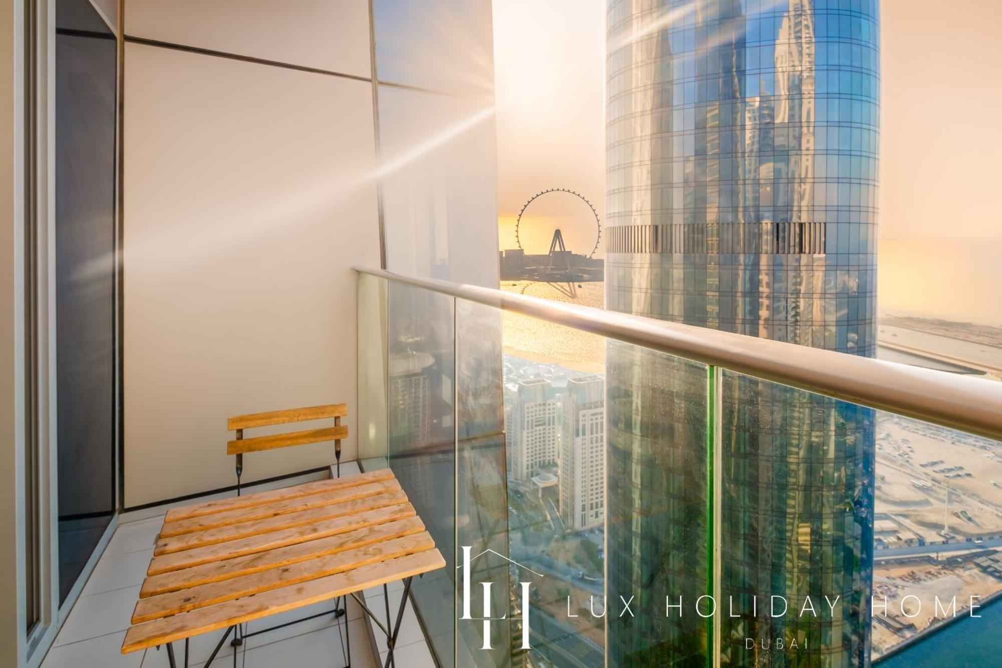 Lux - Lavish Suite With Full Palm Jumeirah View 1 Dubaï Extérieur photo