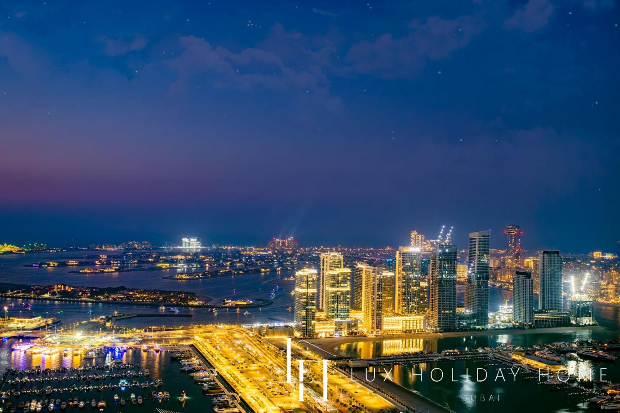 Lux - Lavish Suite With Full Palm Jumeirah View 1 Dubaï Extérieur photo