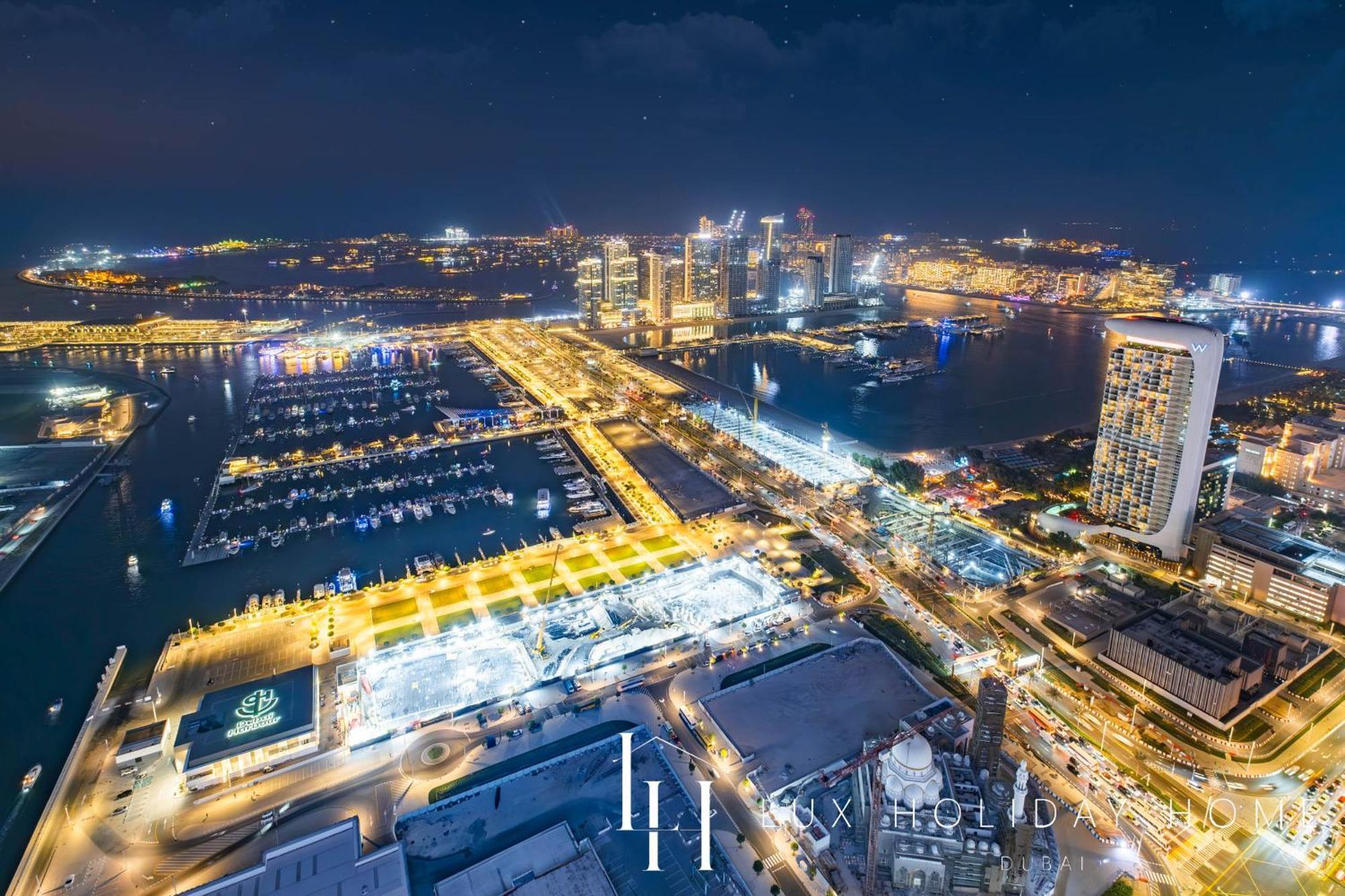 Lux - Lavish Suite With Full Palm Jumeirah View 1 Dubaï Extérieur photo