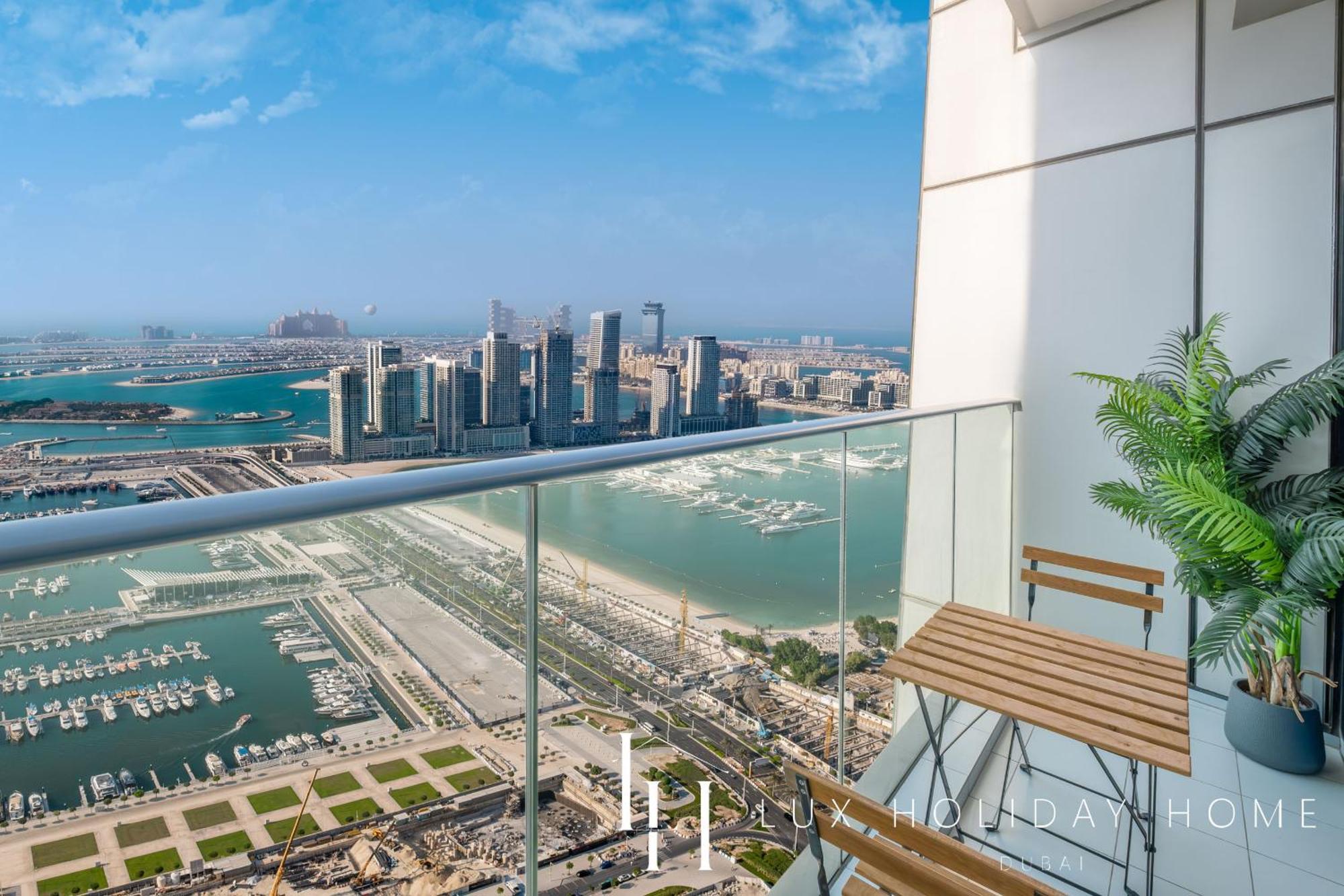 Lux - Lavish Suite With Full Palm Jumeirah View 1 Dubaï Extérieur photo