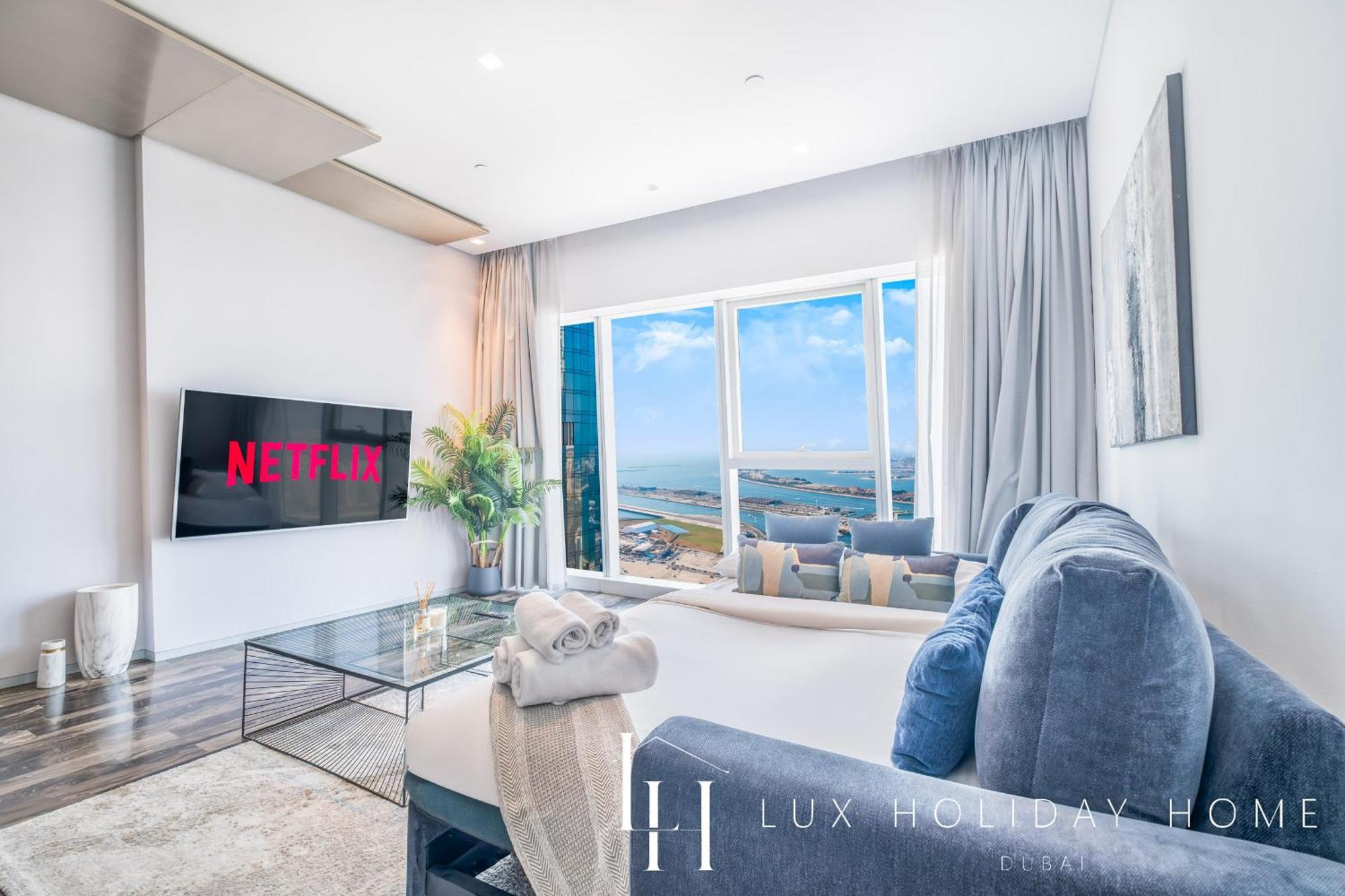 Lux - Lavish Suite With Full Palm Jumeirah View 1 Dubaï Extérieur photo