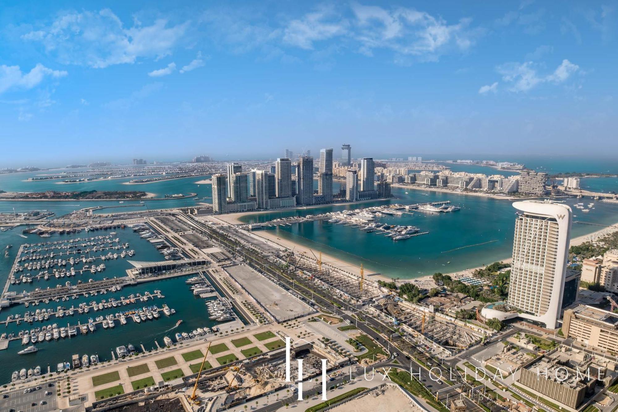 Lux - Lavish Suite With Full Palm Jumeirah View 1 Dubaï Extérieur photo