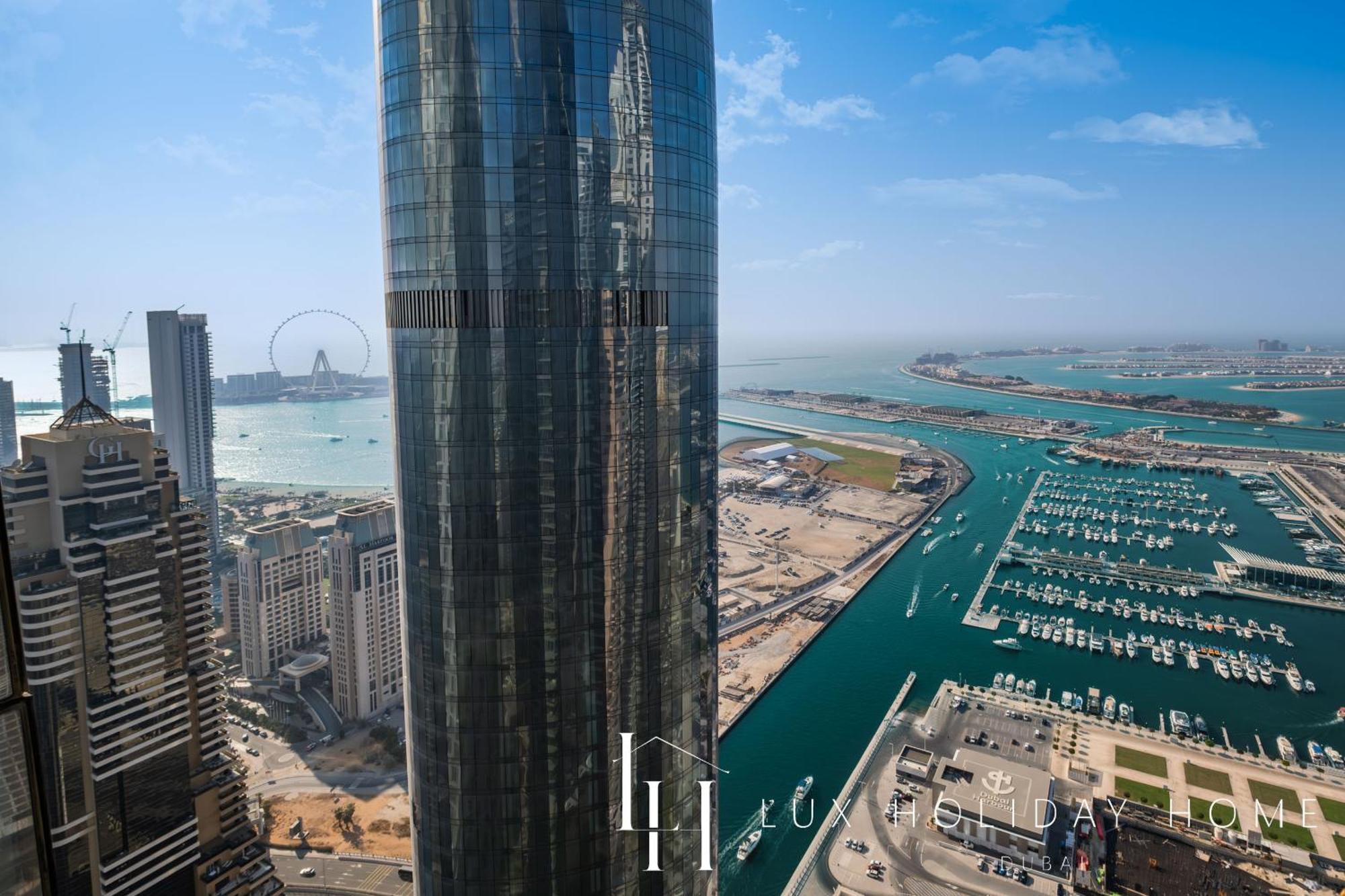 Lux - Lavish Suite With Full Palm Jumeirah View 1 Dubaï Extérieur photo