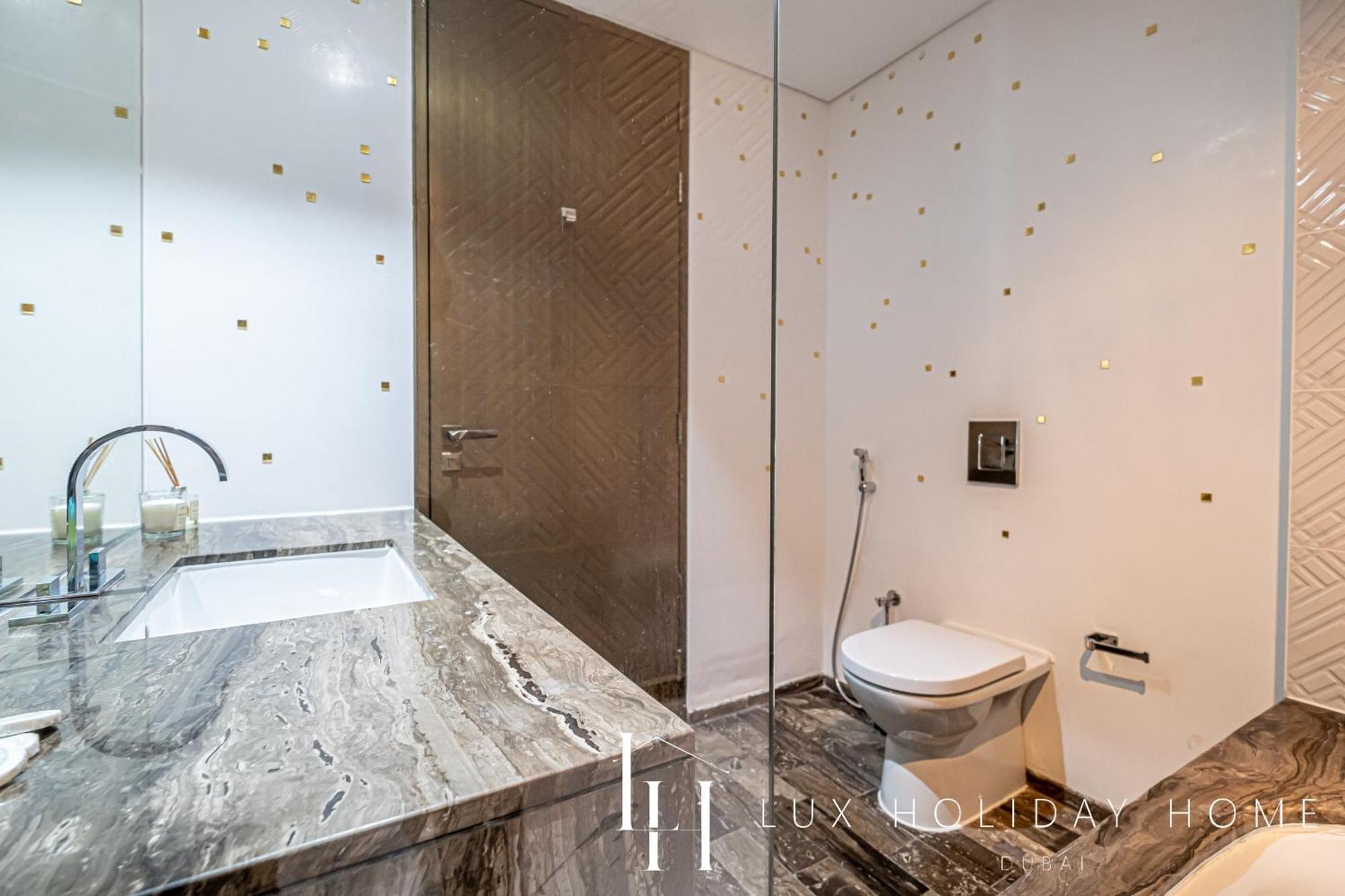 Lux - Lavish Suite With Full Palm Jumeirah View 1 Dubaï Extérieur photo