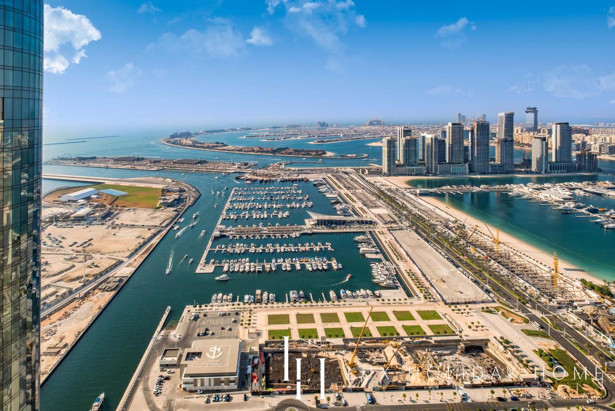 Lux - Lavish Suite With Full Palm Jumeirah View 1 Dubaï Extérieur photo