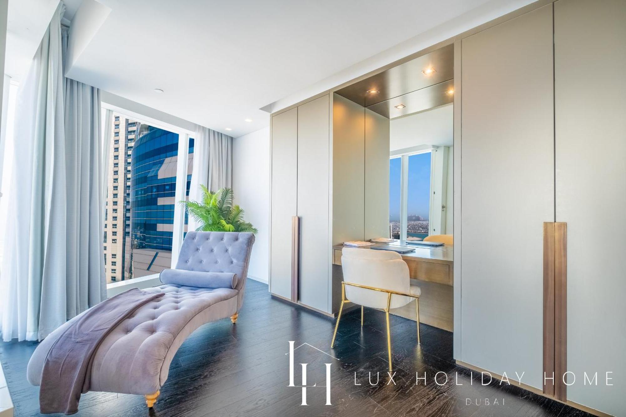 Lux - Lavish Suite With Full Palm Jumeirah View 1 Dubaï Extérieur photo