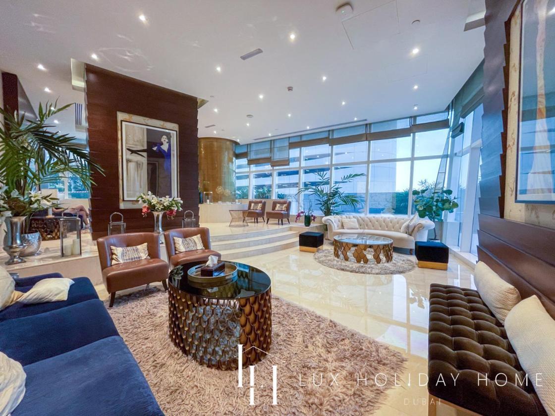 Lux - Lavish Suite With Full Palm Jumeirah View 1 Dubaï Extérieur photo