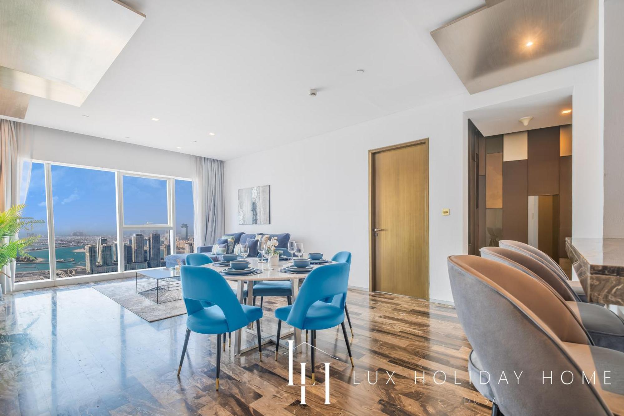 Lux - Lavish Suite With Full Palm Jumeirah View 1 Dubaï Extérieur photo