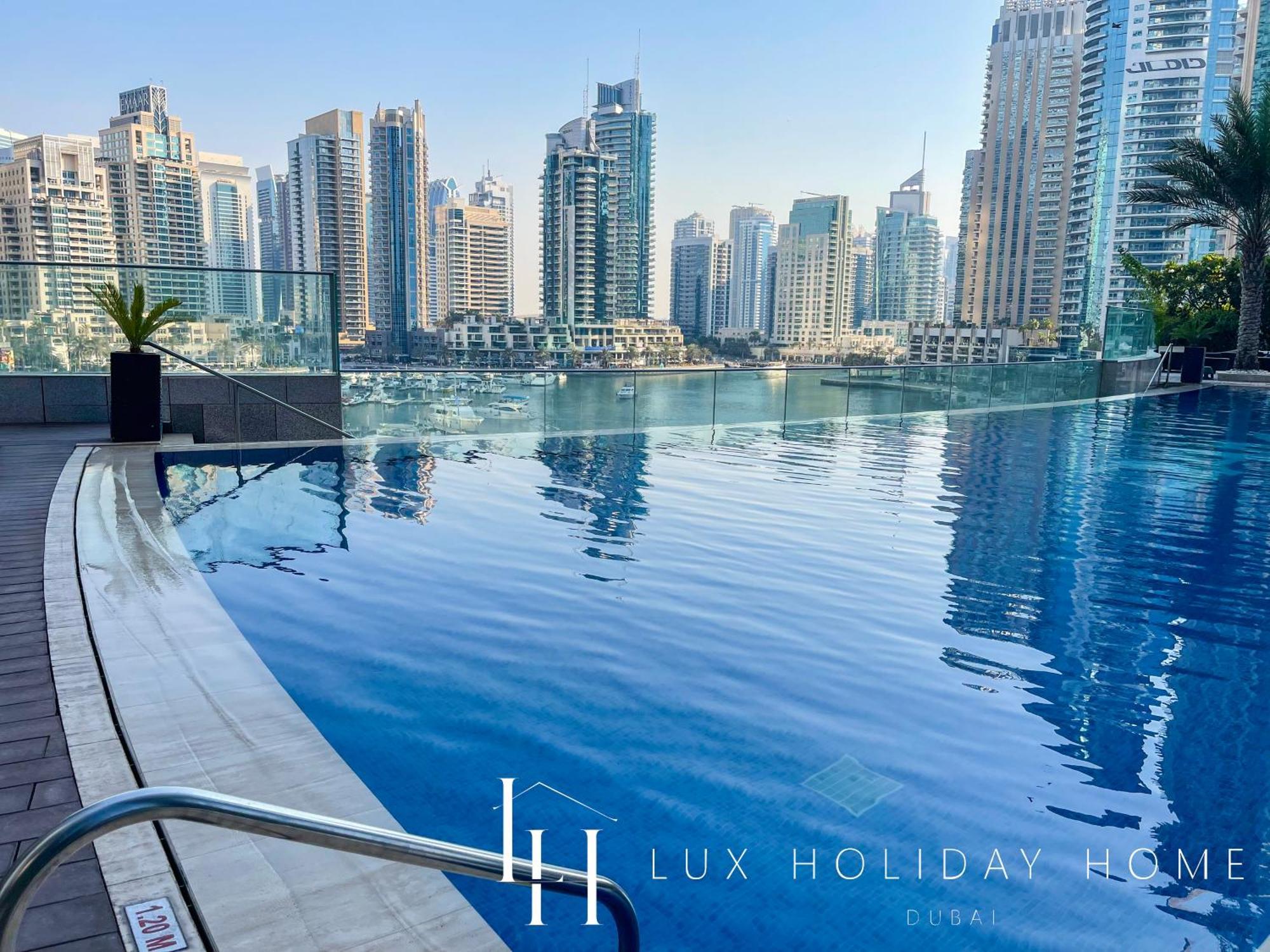 Lux - Lavish Suite With Full Palm Jumeirah View 1 Dubaï Extérieur photo