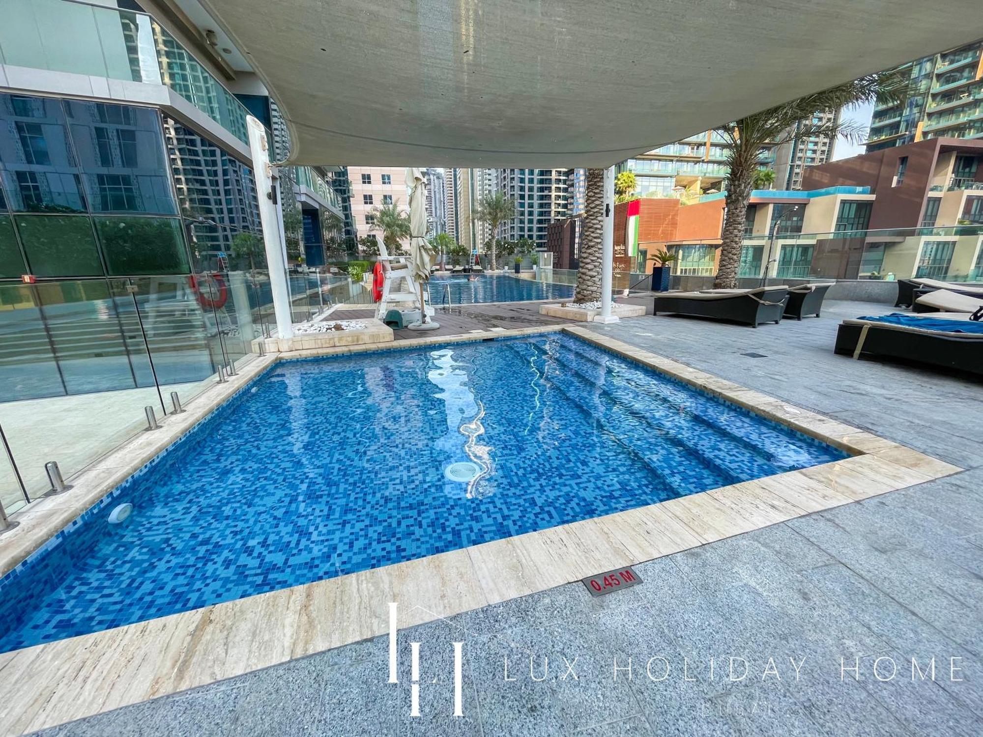 Lux - Lavish Suite With Full Palm Jumeirah View 1 Dubaï Extérieur photo